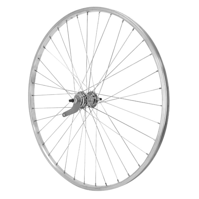 Roue City Patin Torpedo Arrière 700 X 35 - 28'' Jante Alu Moyeu Acier Retropedalage 1V Avec Pignon (Coaster Brake) Jante