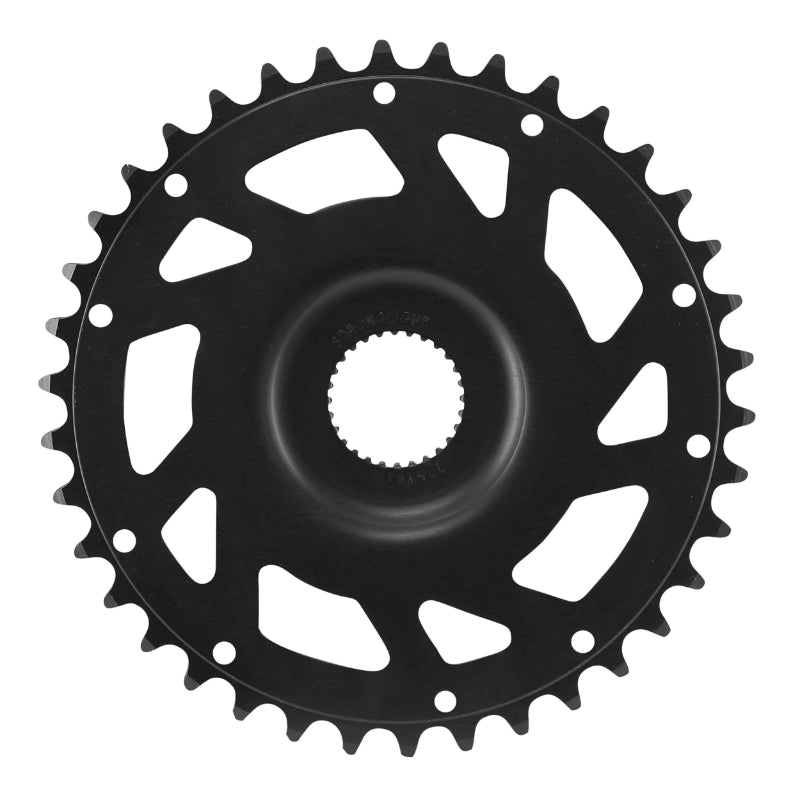 Plateau VAE-E-Bike Direct Mount Stronglight 38 dents Mono Noir Alu 7075 Pour Yamaha