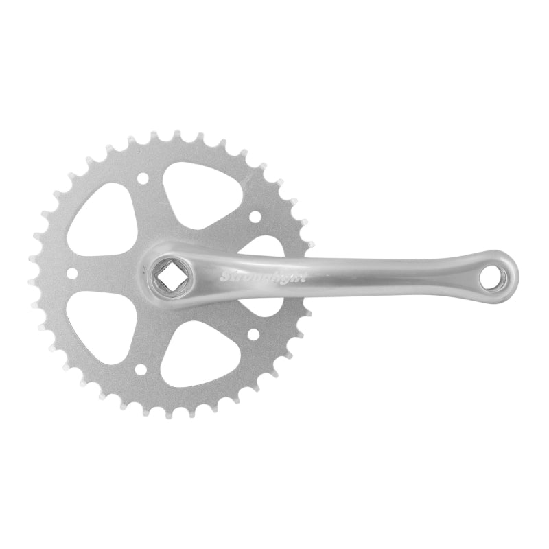 Pédalier City Stronglight Sl55 Alu Argent 170 mm 38D. Chaîne 2.38 (Axe Carré 115 mm)