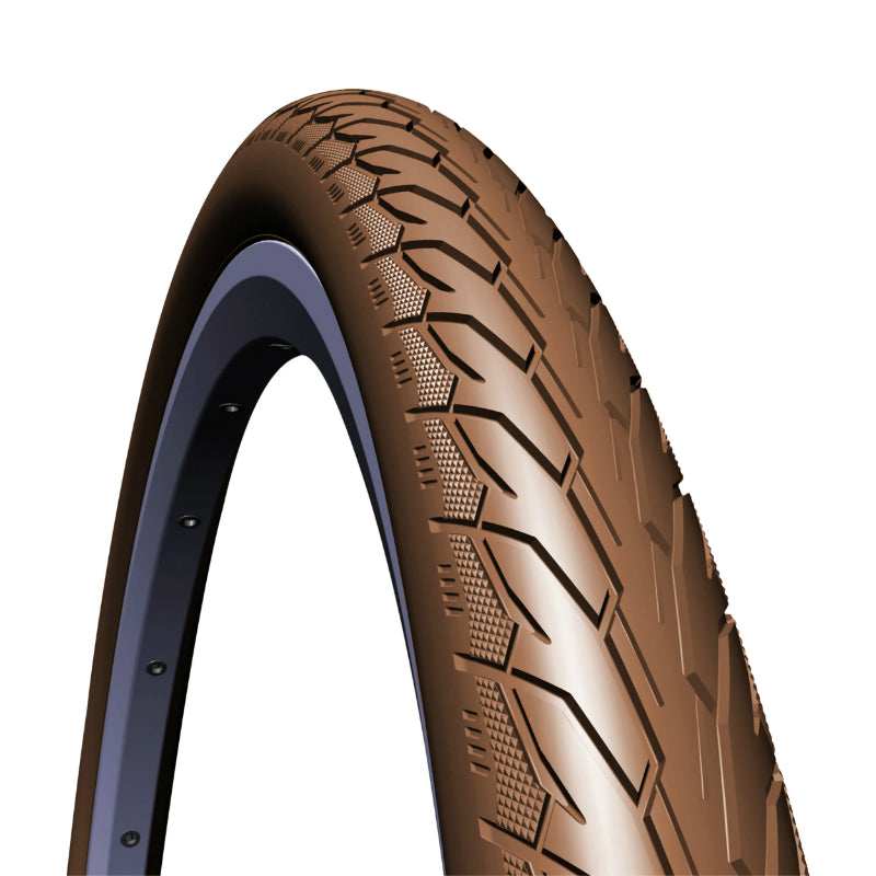 Pneu VTT Urbain 26 X 1.75 Rubena Flash Marron Tr (47-559)