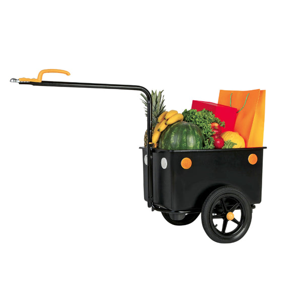 Remorque Vélo Utilitaire Maxitrailer 60L (Dimensions Interieures L 60 cm X L 40 cm X H 33 cm) Avec Roues Fixation Tige D