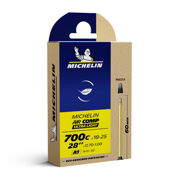 Chambre A Air Vélo 700 X 18-25 Michelin A1 Valve Presta 60 mm
