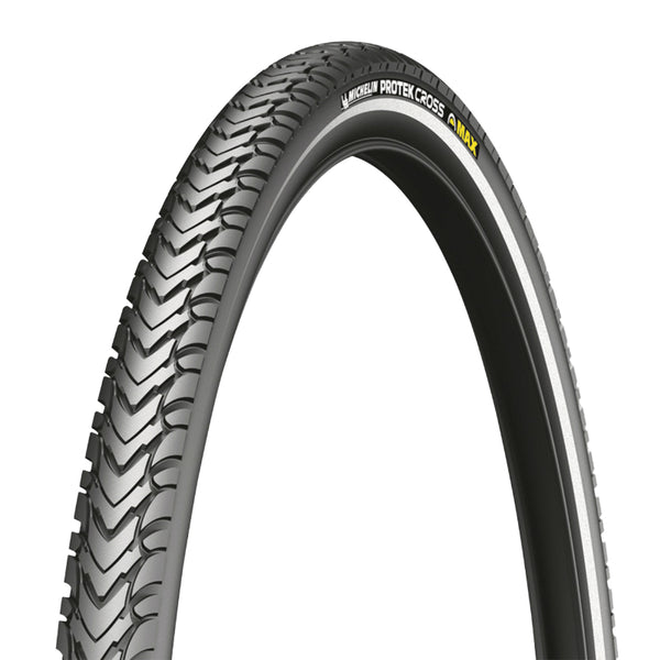 Pneu VTC Cross 700 X 35 Michelin Protek Cross Max Renfort 5 mm Noir (37-622) Flanc Reflex Compatible VAE