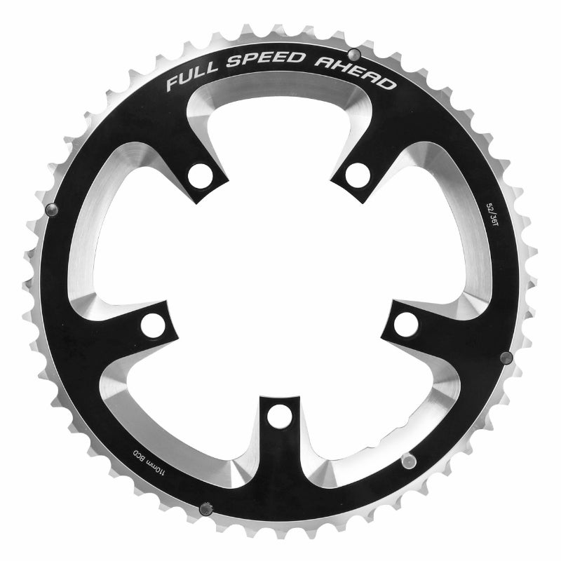 Plateau Route 5 branches Ø 110 Fsa Origine 52 dents Extérieur 11-10V. Gossamer Noir (371-0252A)