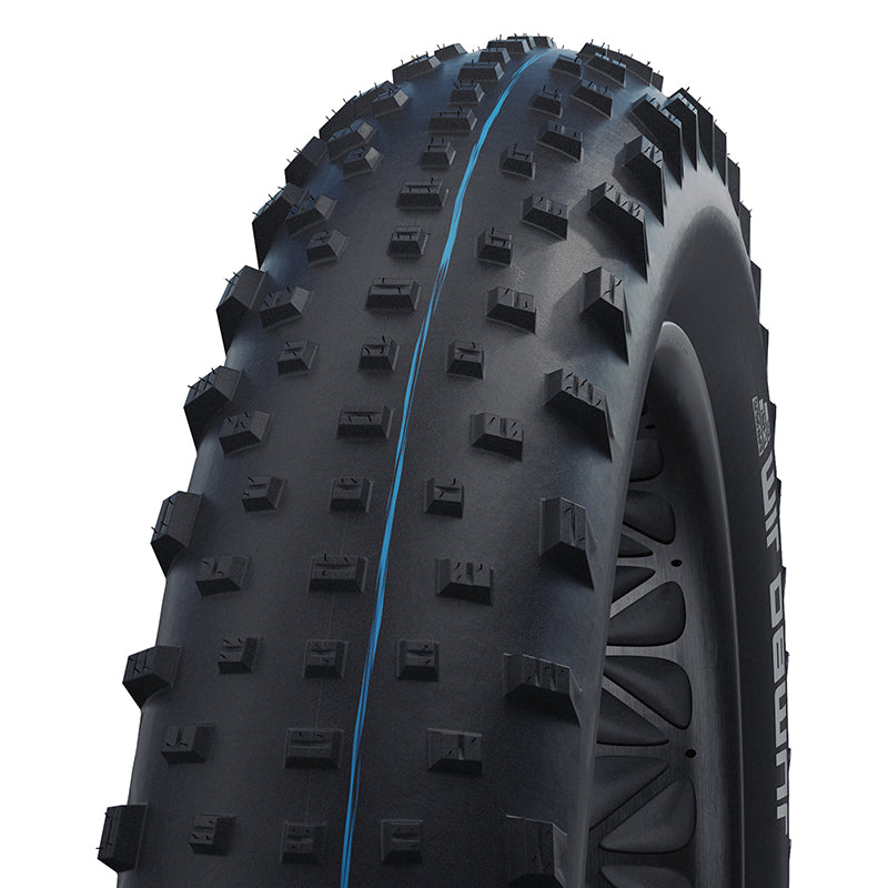 Pneu VTT 26 X 4.00 Schwalbe Jumbo Jim Fat Bike Addix Noir Tubeless Compatible Tubetype Ts (100-559)
