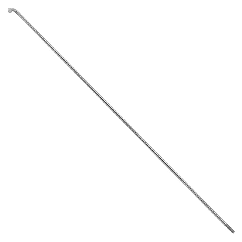 Rayon E-Bike INOX Argent 2.3 mm L 140 mm Tête Coudée (Vendu A L'Unite Sans Écrou) - Voir 185897 Pour Écrou