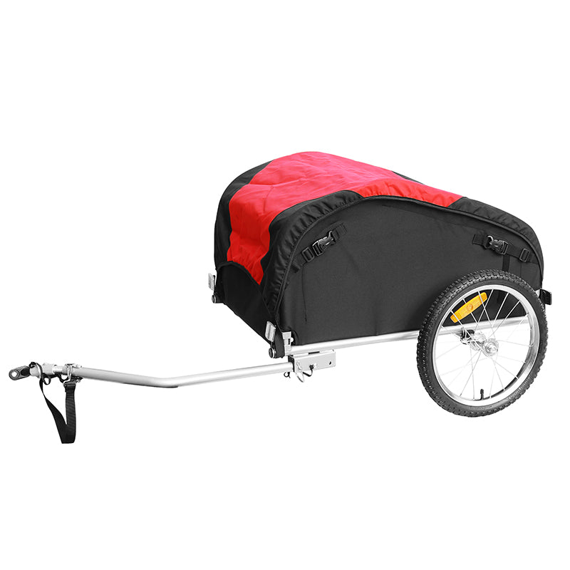 Remorque Vélo Utilitaire Maxi 45Kg (Dimensions L75Xl53Xh42) Avec Roues 16" Fixation Axe De Roue - Remorque Livree Avec B