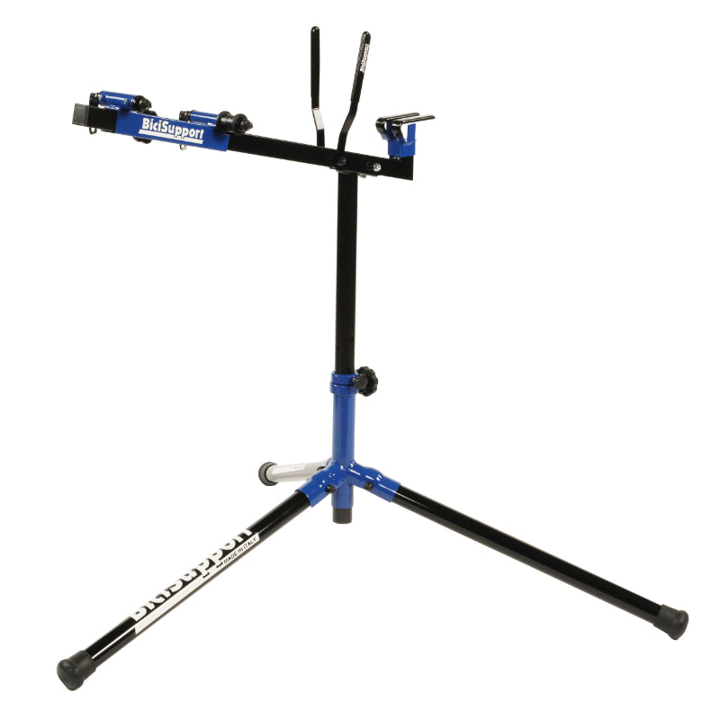 Pied De Montage-Réparation Vélo Réglable-Pliable Rotation 360° H 84-100 cm 120X105 cm (Inclus Adaptateur) -Bicisupport-