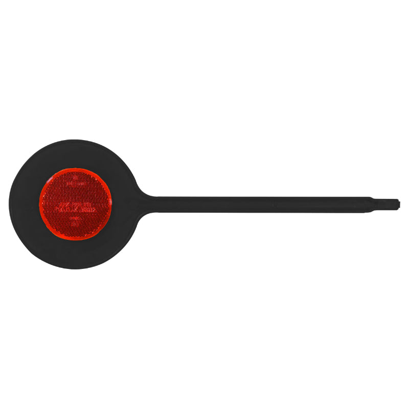 Écarteur De Danger Herrmans Noir Avec Fixation Sur Hauban Arrière Homologué (Vendu Sur Carte)