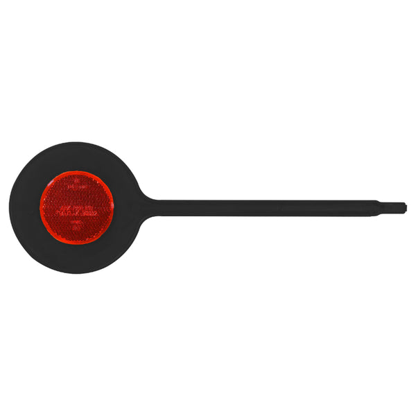 Écarteur De Danger Herrmans Noir Avec Fixation Sur Hauban Arrière Homologué (Vendu Sur Carte)