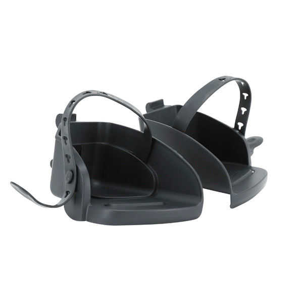 Repose Pied Pour Porte Bebe-Siege Enfant Arrière Noir Polisport Joy (Paire)