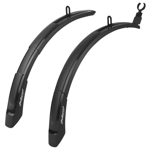 Garde Boue VTT-City Tringles 20-24'' Polisport Expander Noir Largeur 55 mm (Paire) Réglable En Longueur Compatible V-Bra