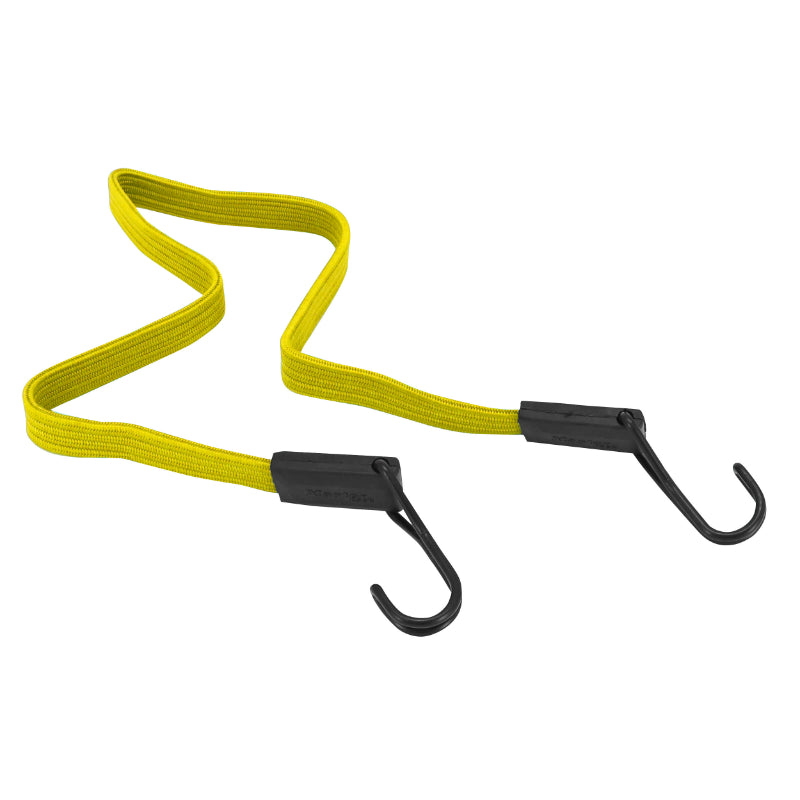 Sandow - Tendeur Vélo Plat Double Fil Avec Crochets 1.00M Jaune - Resiste 40Kgs (Vendu A L Unite)
