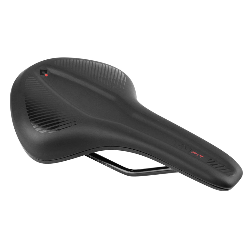 Selle Newton Route Vm-Fit Courte Noir 250X145 mm Rail Noir