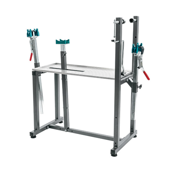 Pied De Montage-Réparation Vélo Officine Parolin Genius H 102 cm 47X78 cm (Inclus Adaptateur) -Gist-