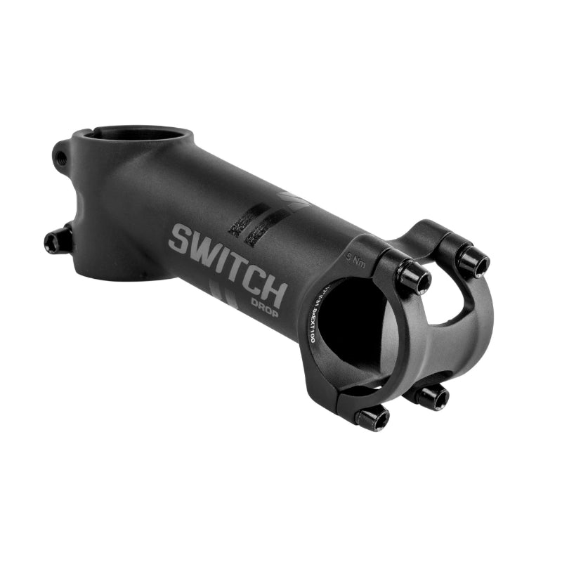 Potence VTT Switch Drop Noir Cintre 31.8 mm Angle -17Â° L 80 mm