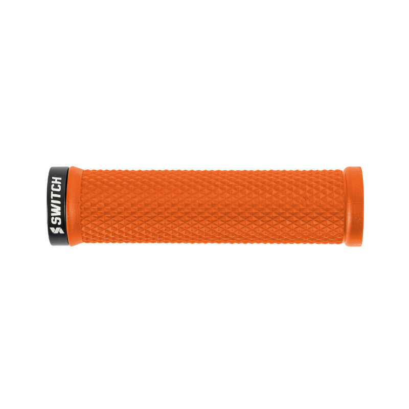 Poignée City-VTT Switch Flow Lock-On Orange Fluo (Paire)
