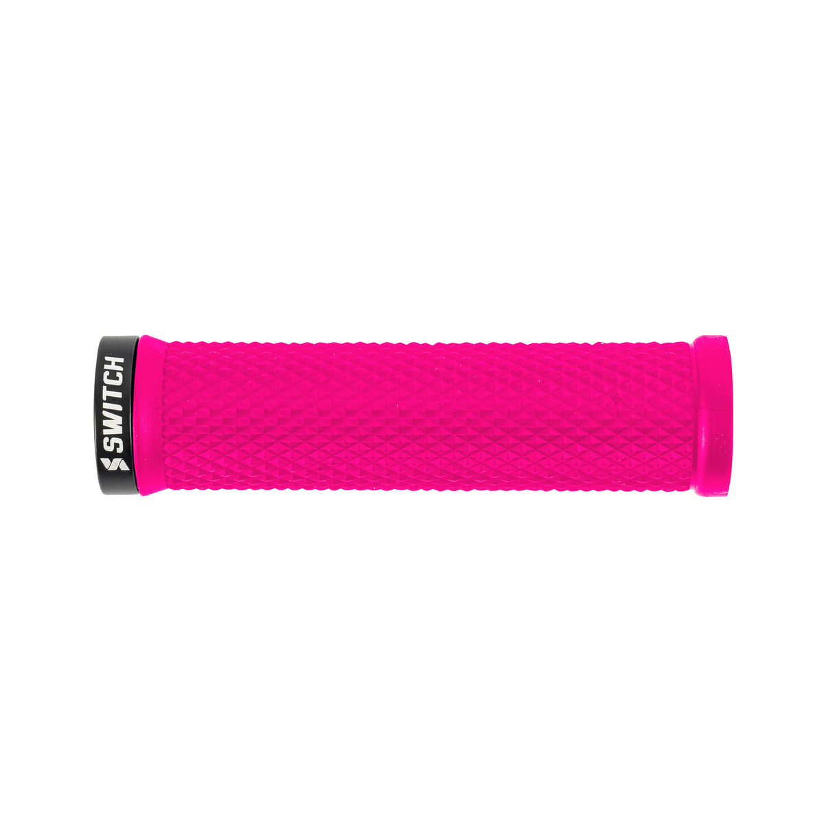Poignée City-VTT Switch Flow Lock-On Rose Fluo (Paire)