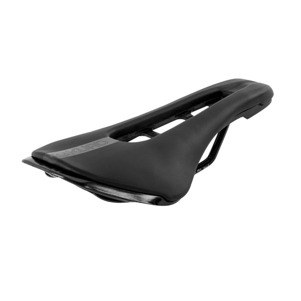 Selle Skuad Route Dakota Noir Avec Trou Central Rail Métal 257X141 mm