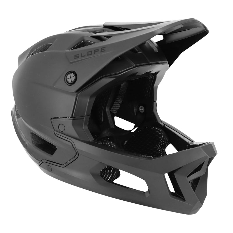 Casque Vélo Type Descente-Enduro Integral Gist Slope Noir Taille 56-59 cm (Vendu En Boite)