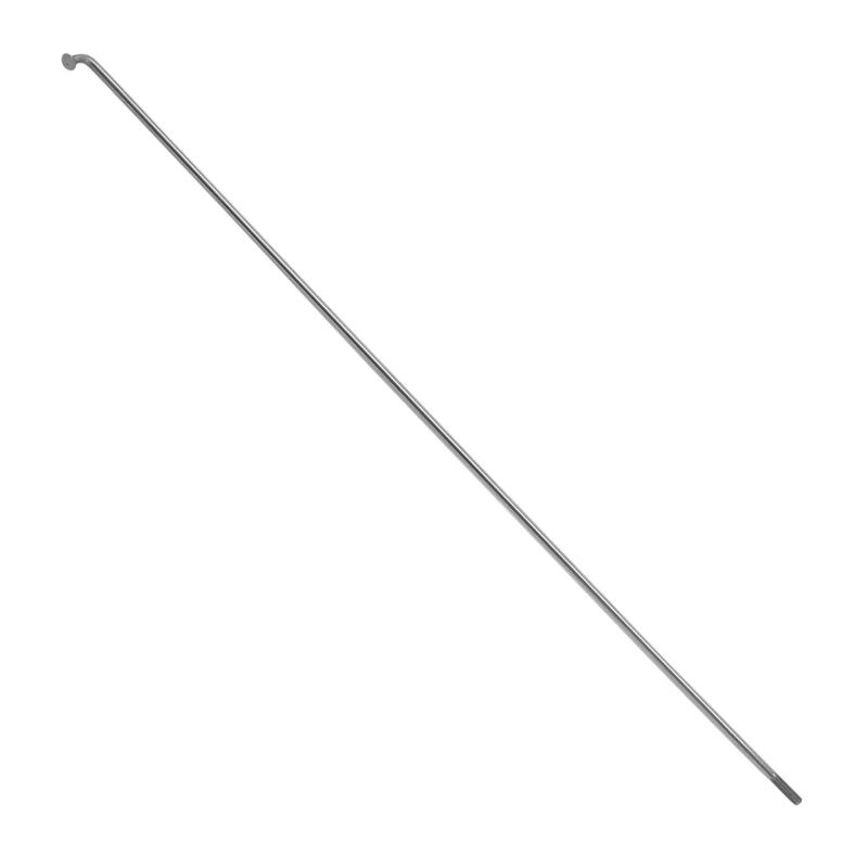 Rayon E-Bike INOX Argent 2.3 mm L 252 mm Tête Coudée (Vendu A L'Unite Sans Écrou) - Voir 185897 Pour Écrou