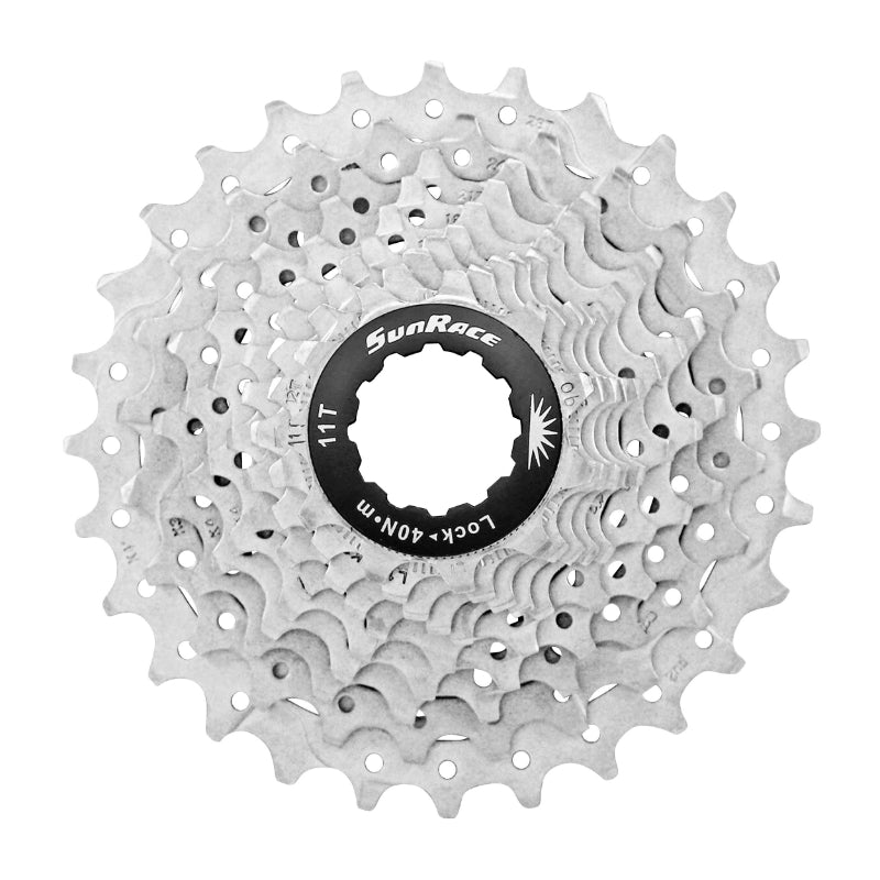 Cassette 10V. Sunrace Rs0 11-28 Route Pour Shimano (Niveau 105) Metallic Silver (Livre En Boite) (11-12-13-14-15-17-19-2