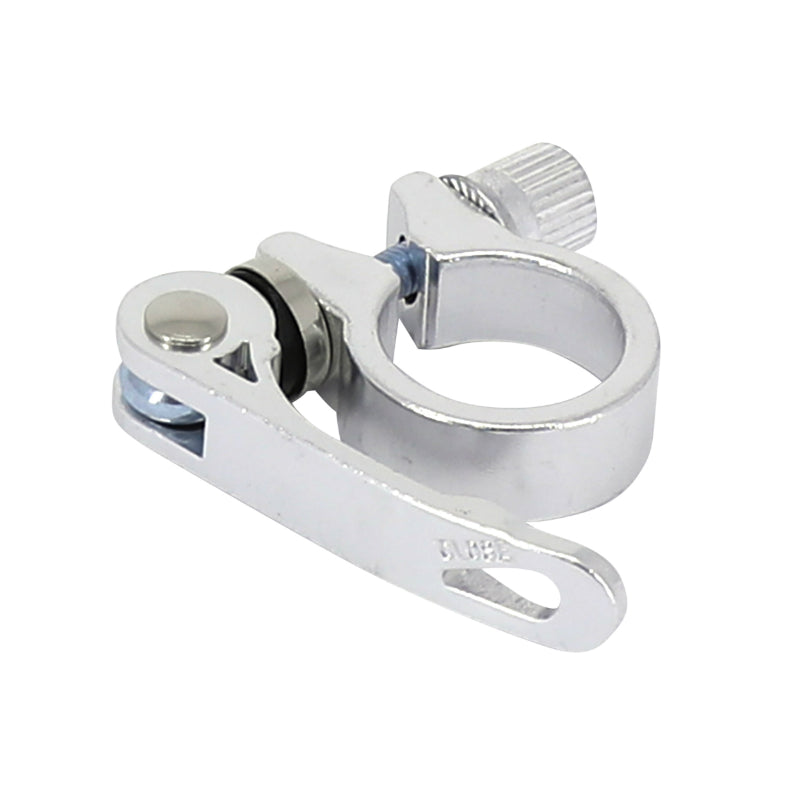 Collier Serrage Tige De Selle Rapide Alu Argent Diam 28,6 mm