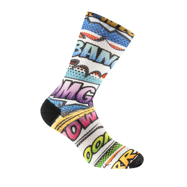 Chaussettes - Socquettes Été Gist Trendy Comics Bang Multicolor 43-47 Ecologique - Hauteur 20 cm (Paire)