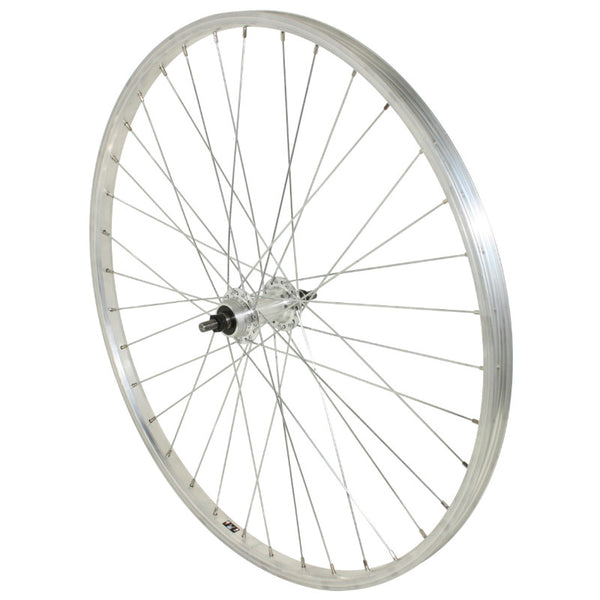 Roue VTT Patin 26" Alu Arrière Moyeu Alu Axe Plein Roue Libre 1V (Vendu Avec Écrou 10X100) Jante 21C