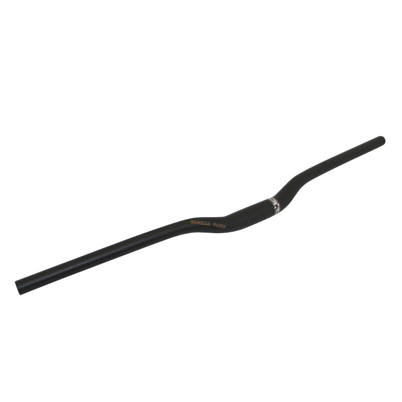 Cintre VTT Demi Releve P2R Uno Alu Noir Mat 31,8 mm L780 mm Hauteur 25 mm Angle 9°