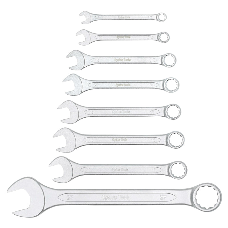 Outil Clés Mixtes Plates Et Polygonales Cyclus Acier Chrome (Jeu 8 Pieces)