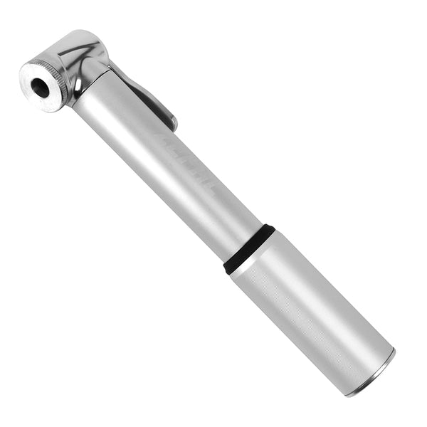 Pompe Mini Route Zefal Road Micro Alu Argent 7Bars L165 mm Vp-Vs 95G Pour Pneu Section 25 Ã€ 32 mm Avec Clips Fixation