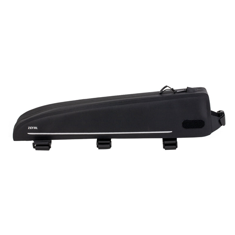 Sacoche De Cadre Vélo Zefal Z Adventure T3 Pour 2,2L Noir Étanche Fixation Velcro ( L 440 X 45 X 100 mm) Zip Étanche