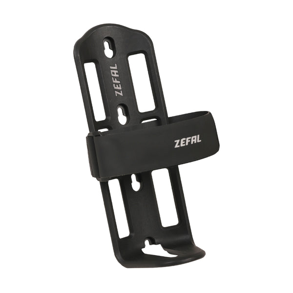 Porte Bidon Zefal Z Adventure Cage Noir Pour Bouteille Eau, Sacoche De Fourche (Résine Thermoplastique) - Sangle Velcro 