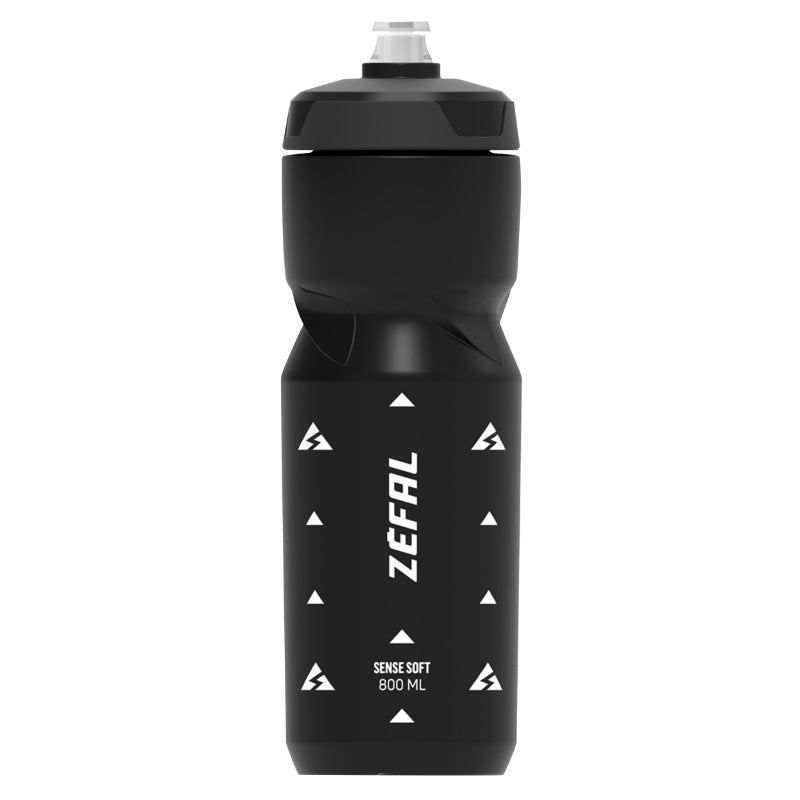 Bidon Zefal Sense Soft 80 Noir 800Ml (Bouchon Visser Et Tetine Étanche)