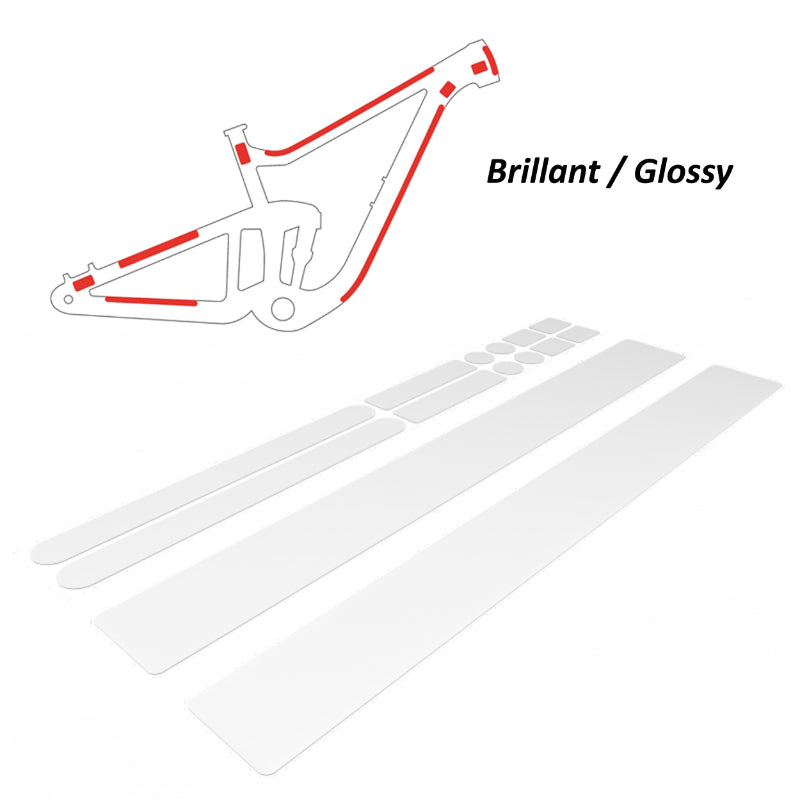 Protection Cadre Zefal Skin Armor XL Invisible Pour Cadre Brillant (Planche De 11 Pieces)