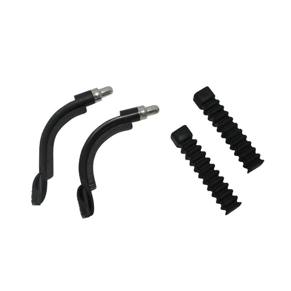 Coudé V-Brake P2R 2 Pieces 90° + 110° Avec Soufflet (Paire Pour Un Vélo)
