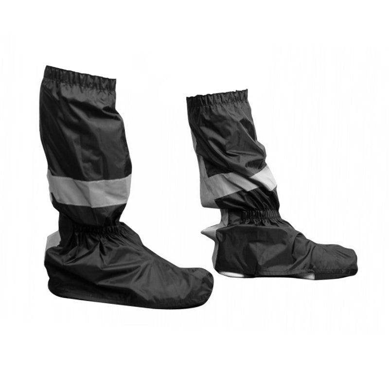Couvre Chaussure Vélo Ville P2R Coutures Etanches Noir (Taille 42-44) (Paire) Elastique Maintien Sous Chaussure Et Serra