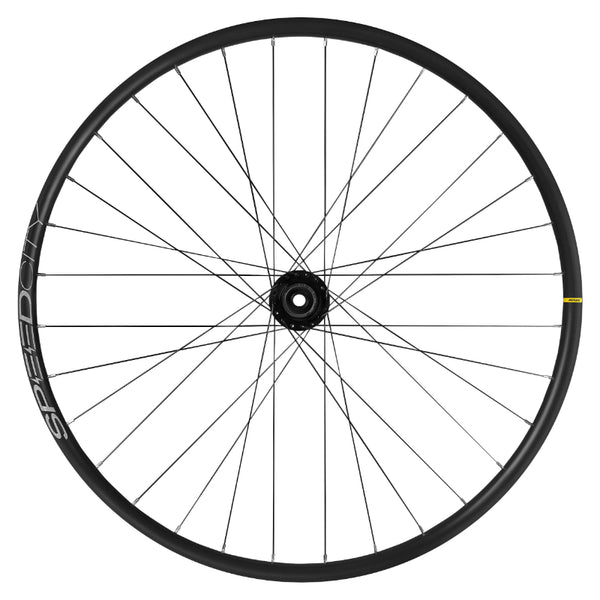 Roue VTC - City Disque 700 Mavic Speedcity Arrière Cassette 11-10V Centerlock Tubeless Ready Axe Traversant 12-142 Noir 
