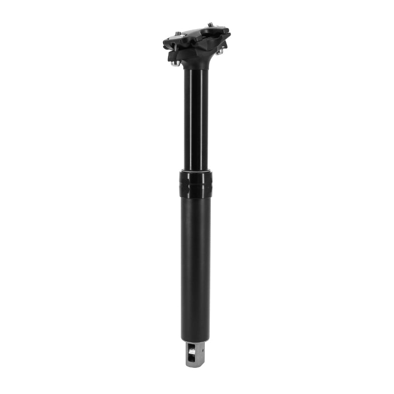 Tige De Selle VTT Télescopique Dropper Air - Huile Alu Noir Diam. 30.9 L396 mm (Réglage Par Câble Interne Débattement 12