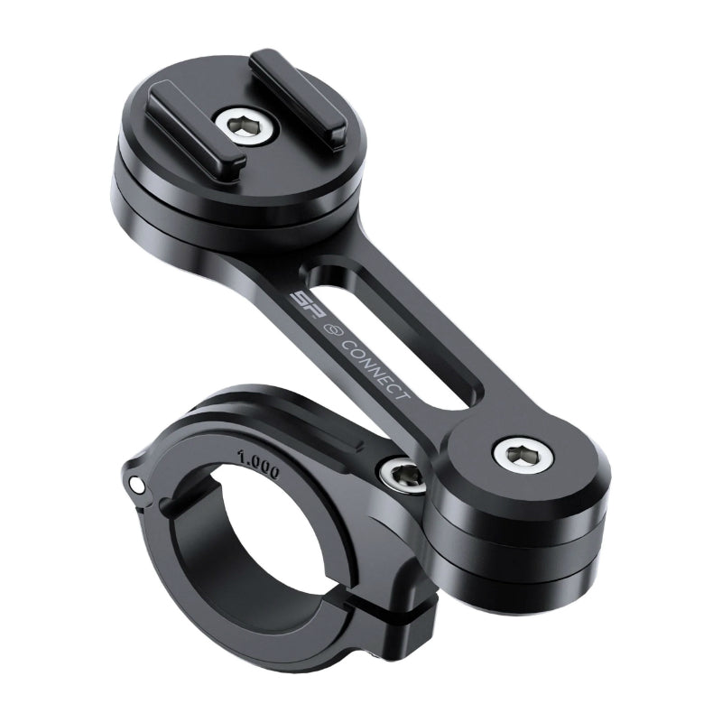 Support Smartphone-Telephone Moto-Vélo Sp Connect Vendu A L'Unite Fixation Guidon Taille Masse Alu Noir Orientable A 360