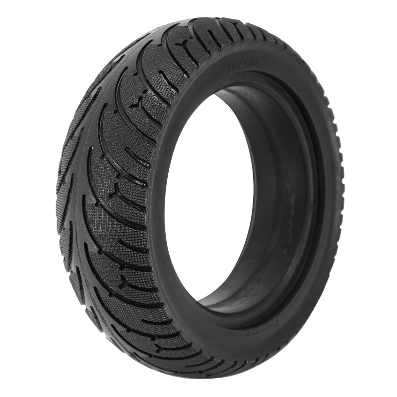 Pneu Trottinette Plein 10 X 3.00 Noir -Largeur Intérieure 52 mm