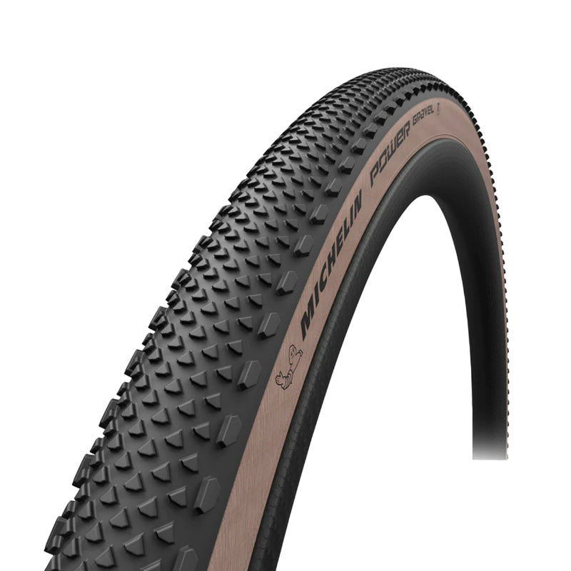 Pneu Gravel 700 X 40 Michelin Power Gravel Noir Flanc Beige Tubeless Ready Ts (40-622)