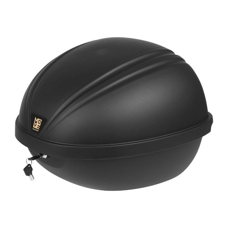 Top Case Vélo E-Cargo Box Polisport 30L A Clé Noir Fixer Directement Sur Porte Bagages (Long 40 cm X Larg 40 cm X Haut 3