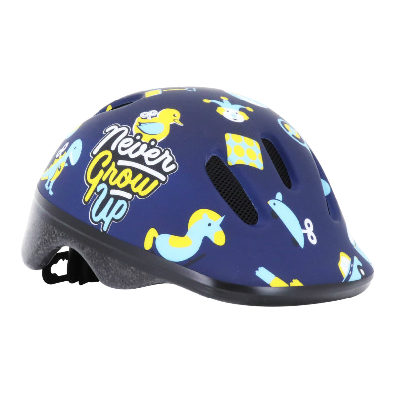 Casque Vélo Enfant-Bebe Polisport Toys Bleu Taille 44-48 cm Avec Molette (Vendu Sur Carte)