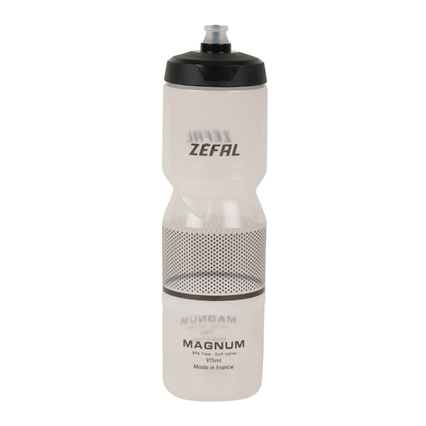 Bidon Zefal Magnum 1L Translucide Fume Tetine Soft-Cap (Vissable) (Se Monte Sur Tous Les Porte-Bidons)