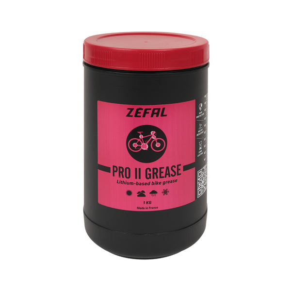 Graisse Vélo Lithium Zefal Pro Ii Grease Pour Roulement-Moyeu-Boîtier-Tige De Selle (Pot 1 Kg)