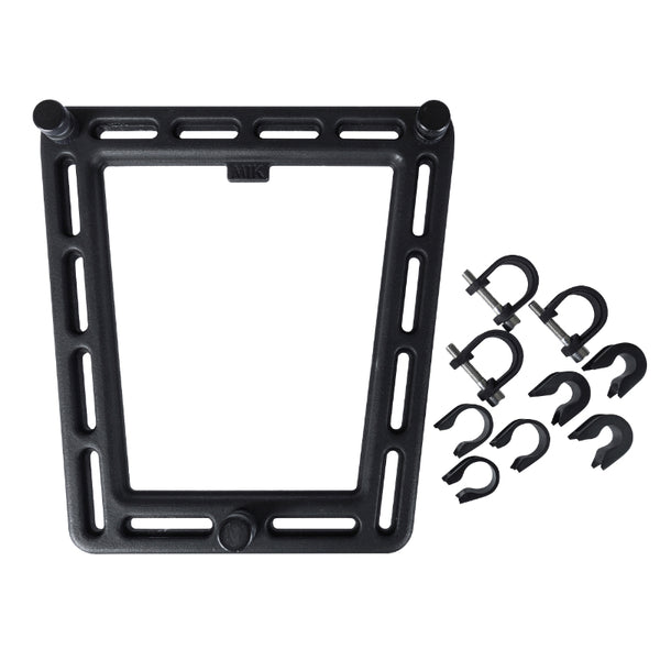 Platine Noir Pour Fixation Du Systeme Mik Studs - S'Adapte Sur Les Porte Bagage Standard (Support Avec Kit Adaptation) (
