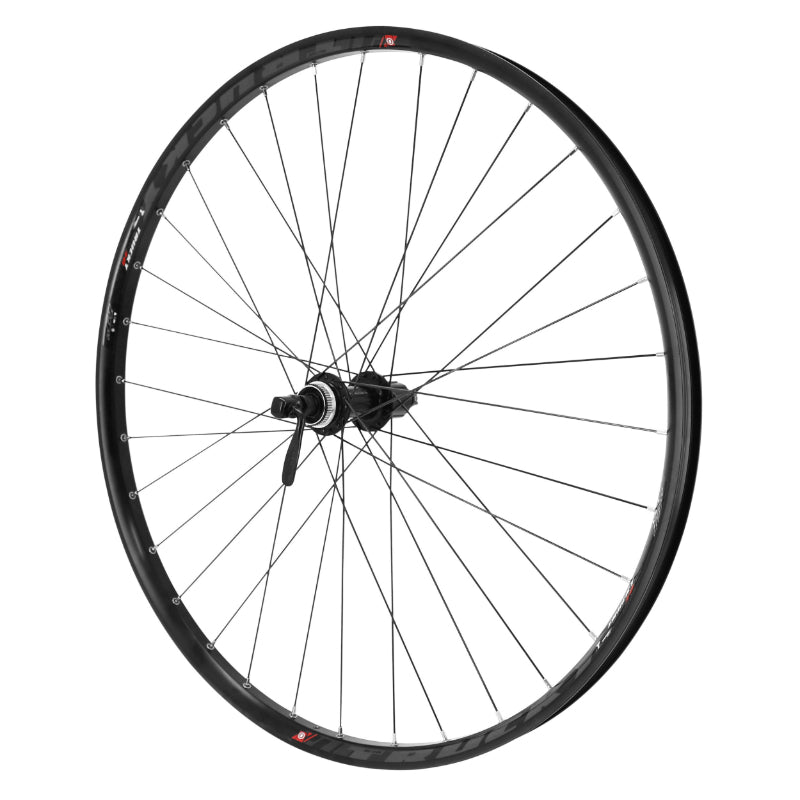 Roue VTT Disque Blocage 29" Trucky 30 Tubeless Ready Arrière Centerlock Noir Moyeu Shimano Mt200 Cassette 11-10V Jante 3