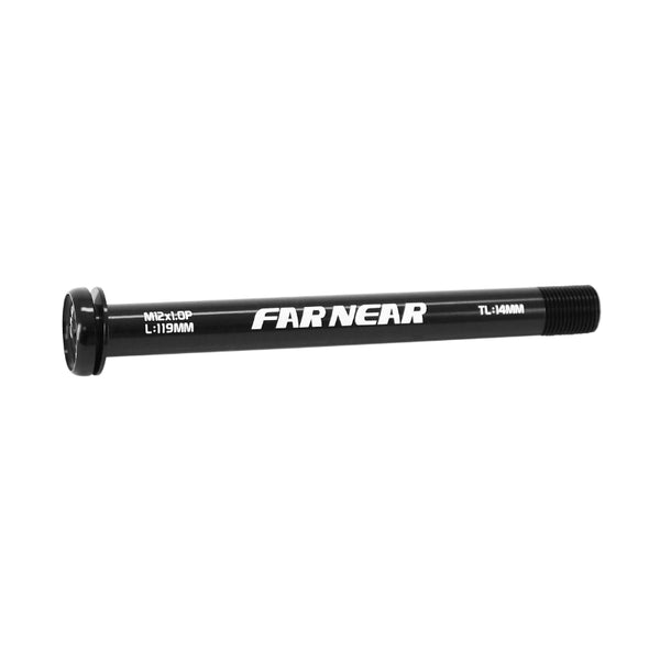 Axe Traversant - Blocage Roue Avant Switch Filetage M12 X 1.0 mm 12 X 100 Syntace Noir (119 mm Hors Butee Dont Filetage 
